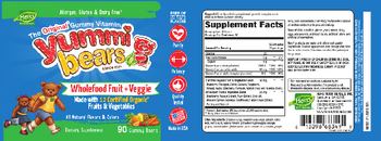 Hero Nutritionals Yummi Bears Wholefood Fruit + Veggie - supplement