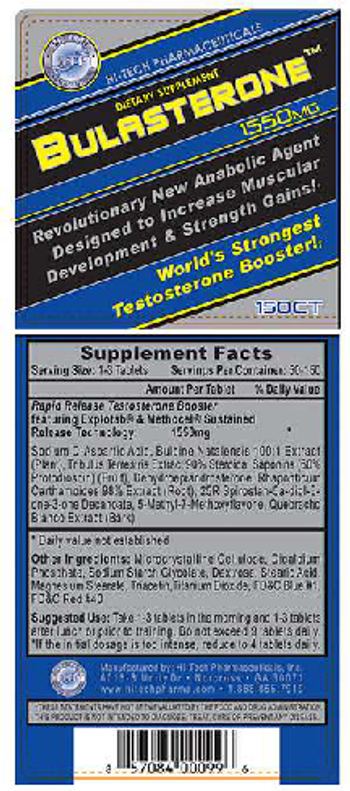 Hi-Tech Pharmaceuticals Bulasterone - supplement