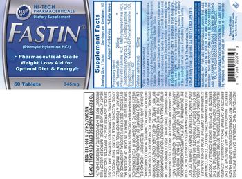 Hi-Tech Pharmaceuticals Fastin - supplement