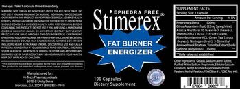 Hi-Tech Pharmaceuticals Stimerex - supplement
