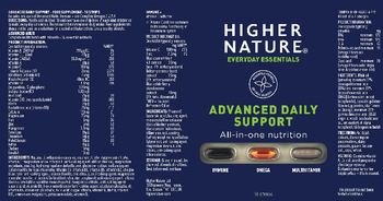 Higher Nature Advanced Daily Support Advanced Multi - food supplement