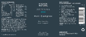 Higher Nature Aeterna Men Hair Complex - food supplement