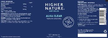 Higher Nature Alka Clear - food supplement