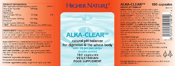 Higher Nature Alka-Clear - food supplement