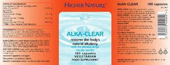 Higher Nature Alka-Clear - food supplement