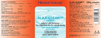 Higher Nature Alka-Clear Powder - food supplement