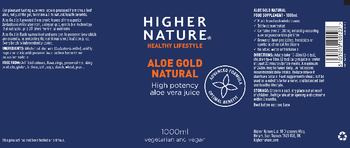 Higher Nature Aloe Gold Natural - food supplement
