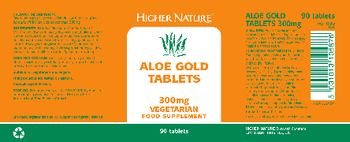 Higher Nature Aloe Gold Tablets 300 mg - food supplement