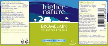 Higher Nature Bromelain - food supplement