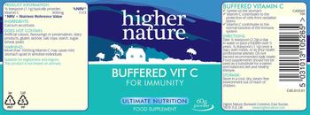 Higher Nature Buffered Vit C - food supplement