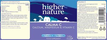 Higher Nature Calma-C - food supplement