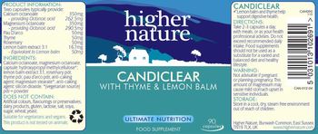 Higher Nature Candiclear - food supplement