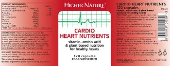 Higher Nature Cardio Heart Nutrients - food supplement