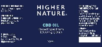 Higher Nature CBD Oil 1000 mg - supplement