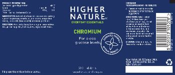 Higher Nature Chromium - food supplement