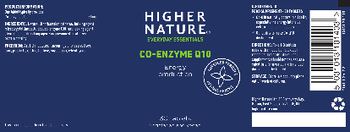 Higher Nature Co-Enzyme Q10 - food supplement