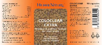 Higher Nature Coloclear Extra - food supplement