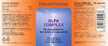 Higher Nature DLPA Complex - food supplement