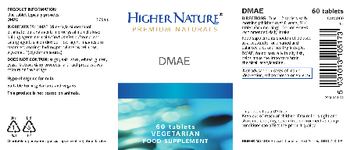 Higher Nature DMAE - food supplement