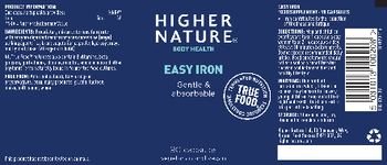 Higher Nature Easy Iron - food supplement