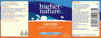 Higher Nature Ginger - food supplement