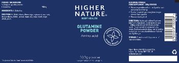 Higher Nature Glutamine Powder - food supplement