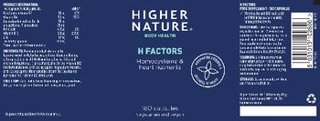 Higher Nature H Factors - food supplement