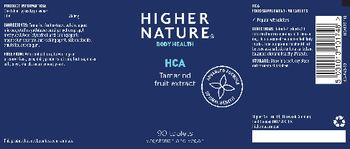 Higher Nature HCA - food supplement