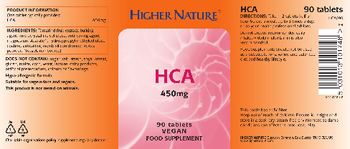 Higher Nature HCA 450 mg - food supplement