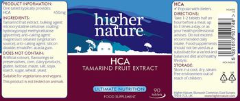 Higher Nature HCA - food supplement