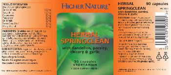 Higher Nature Herbal Springclean - food supplement