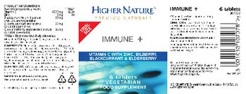 Higher Nature Immune + - food supplement