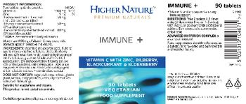 Higher Nature Immune + - food supplement