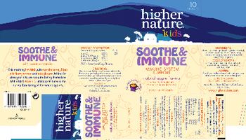 Higher Nature Kids Soothe & Immune Natural Apple Flavour - food supplement