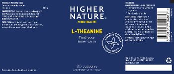 Higher Nature L-Theanine - food supplement