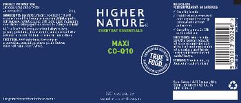 Higher Nature Maxi Co-Q10 - food supplement