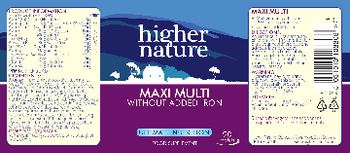 Higher Nature Maxi Multi - food supplement