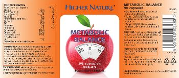 Higher Nature Metabolic Balance - food supplement