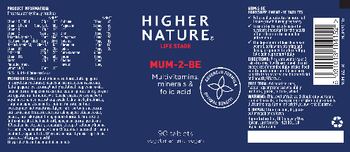 Higher Nature Mum-2-Be - food supplement