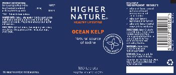 Higher Nature Ocean Kelp - food supplement