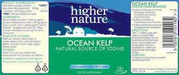 Higher Nature Ocean Kelp - food supplement