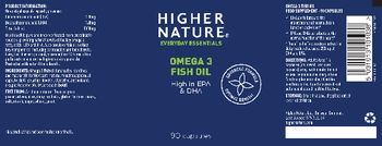 Higher Nature Omega 3 Fish Oil - food supplement