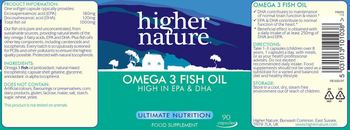 Higher Nature Omega 3 Fish Oil - food supplement
