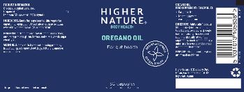 Higher Nature Oregano Oil - food supplement