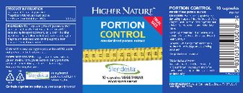 Higher Nature Portion Control - food supplement