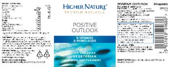 Higher Nature Positive Outlook - food supplement