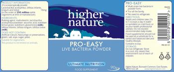 Higher Nature Pro-Easy - food supplement