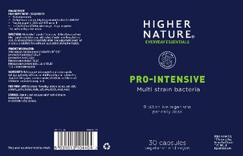 Higher Nature Pro-Intensive - food supplement