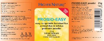 Higher Nature Probio-Easy Probiotic Powder 25 g - food supplement