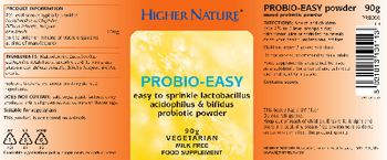 Higher Nature Probio-Easy Probiotic Powder 90 g - food supplement